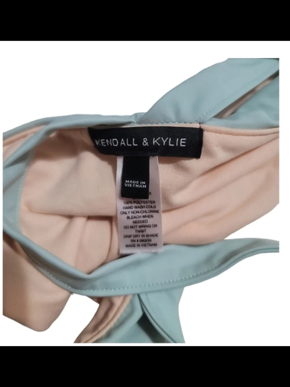 Kendall & Kylie Mint Green Cheeky Bikini Bottom
